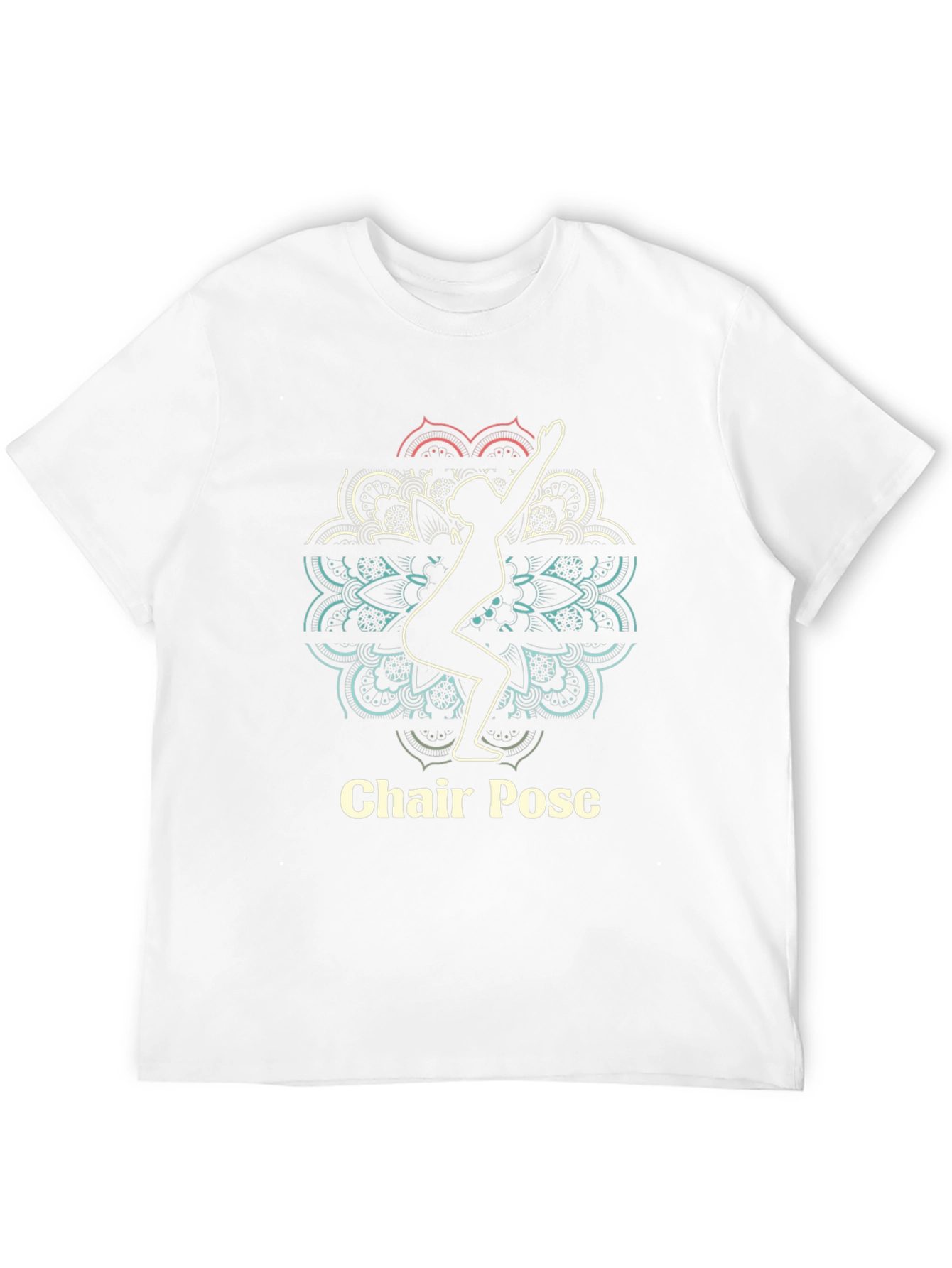 Chair Pose Yoga T-Shirt - Black