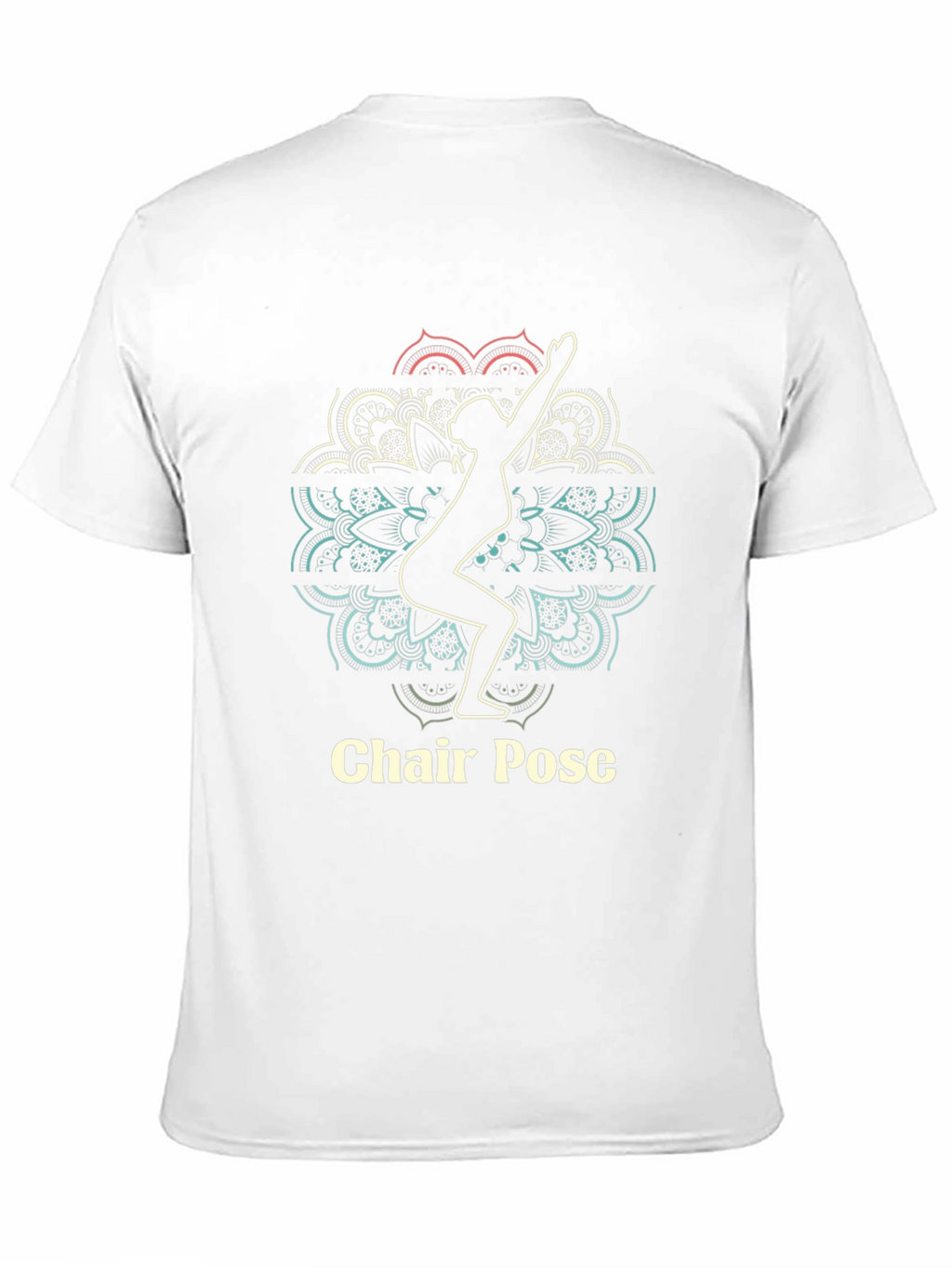 Chair Pose Yoga T-Shirt - Black