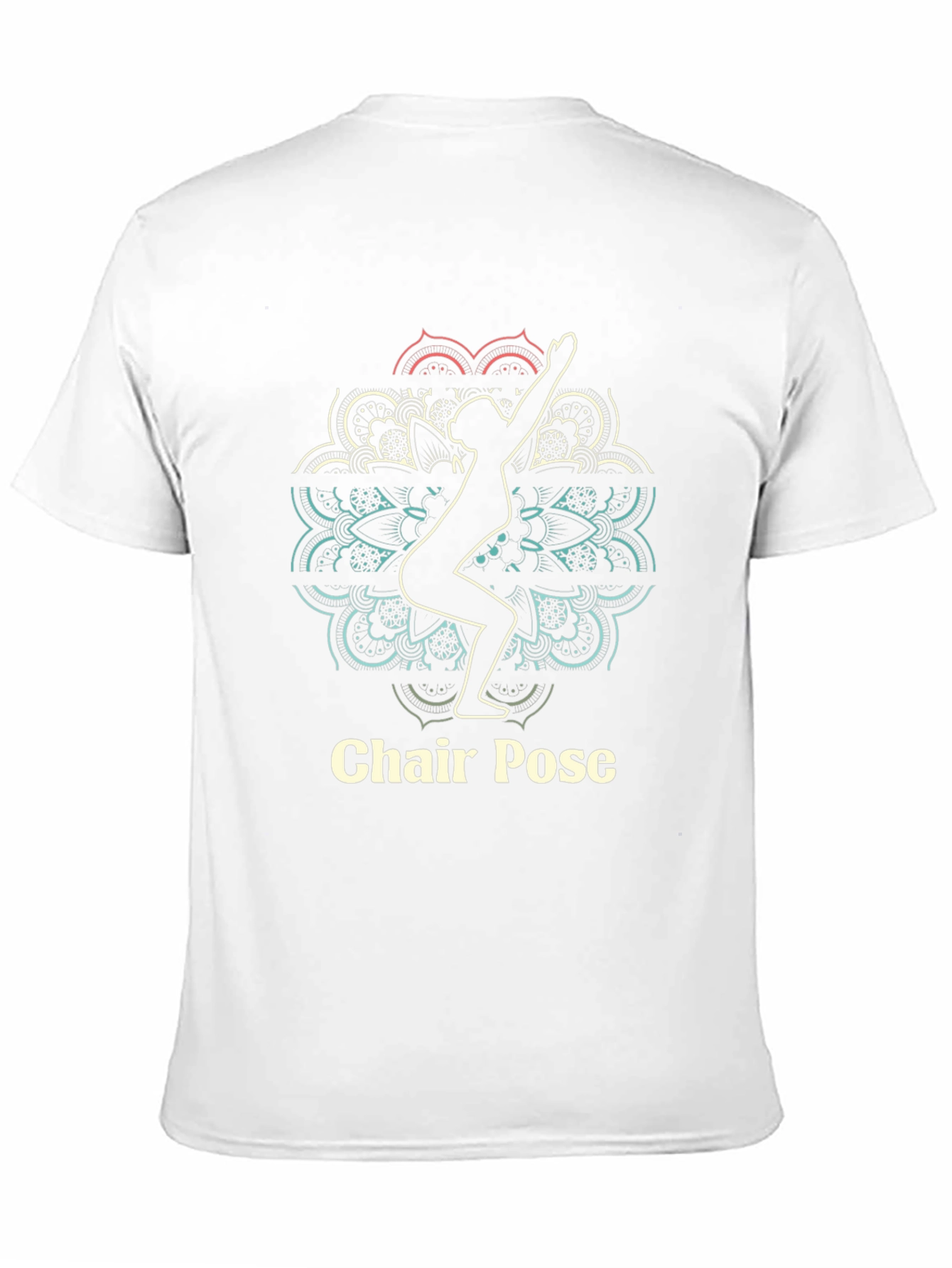 Chair Pose Yoga T-Shirt - Black