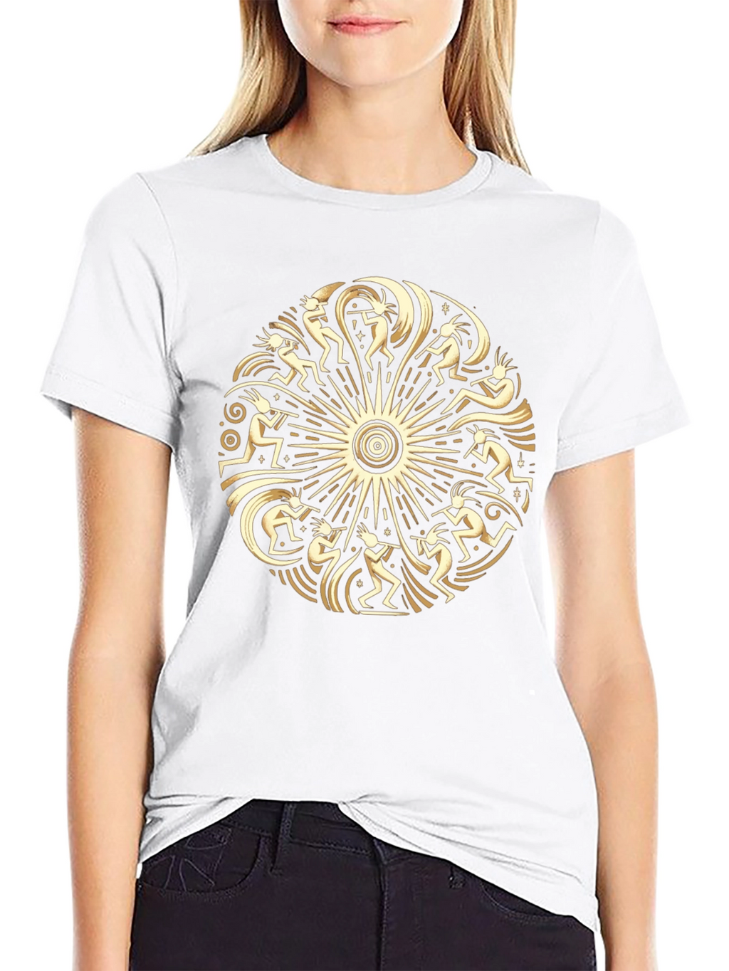 Kokopelli Circle Graphic Tee