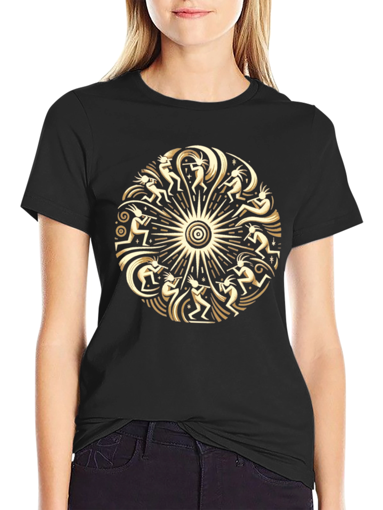 Kokopelli Circle Graphic Tee