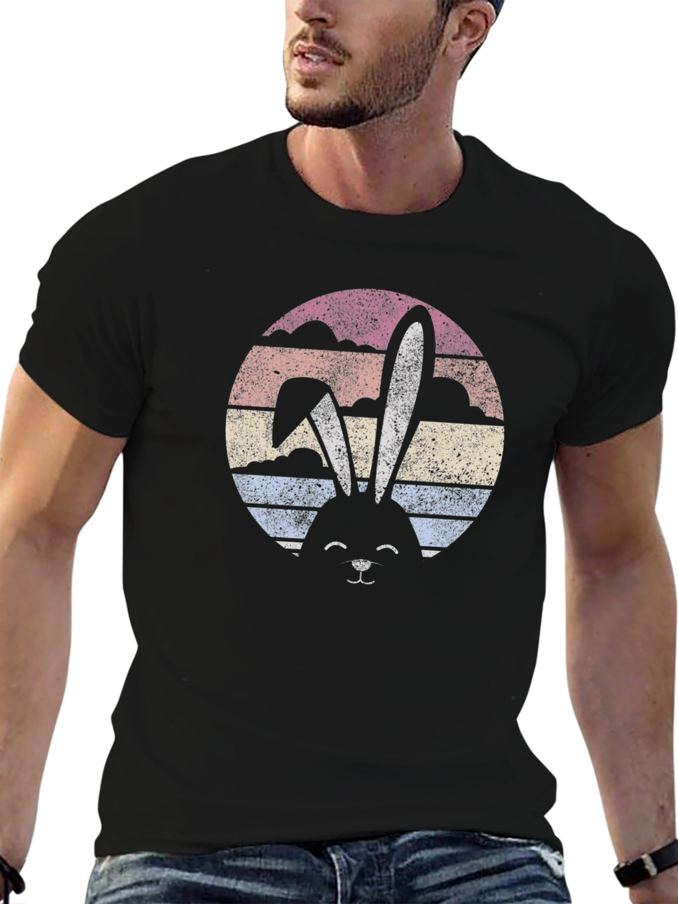 Retro Easter Bunny T-Shirt