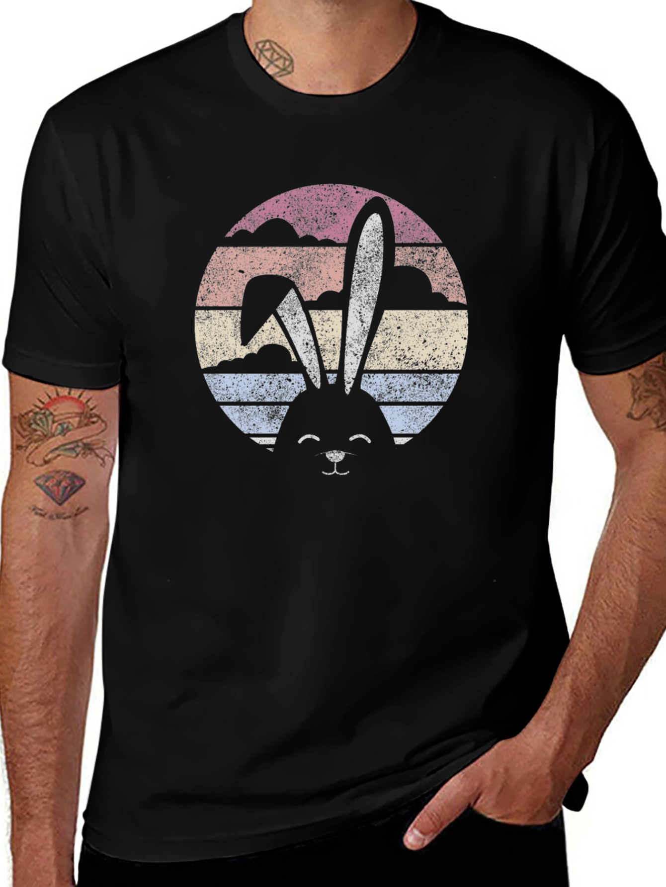 Retro Easter Bunny T-Shirt