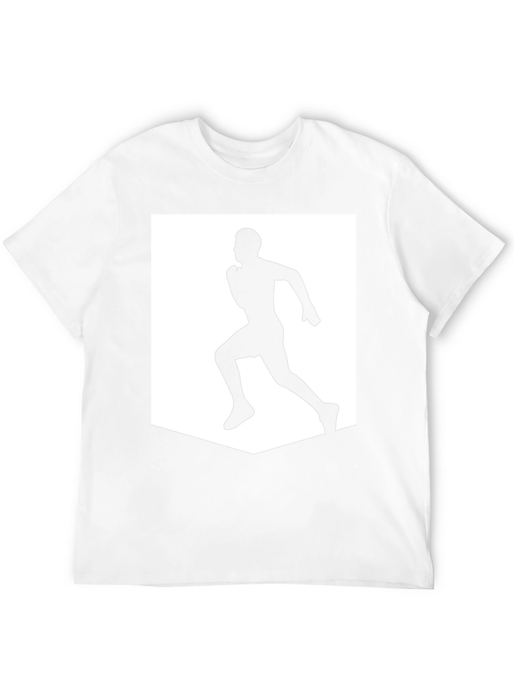 Mens Black Running Graphic Tee