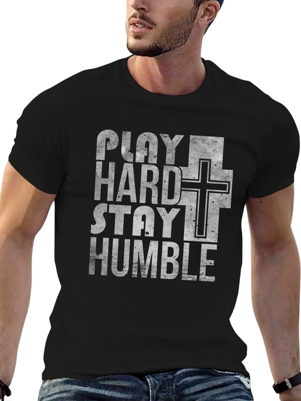 Play Hard Stay Humble Graphic Tee