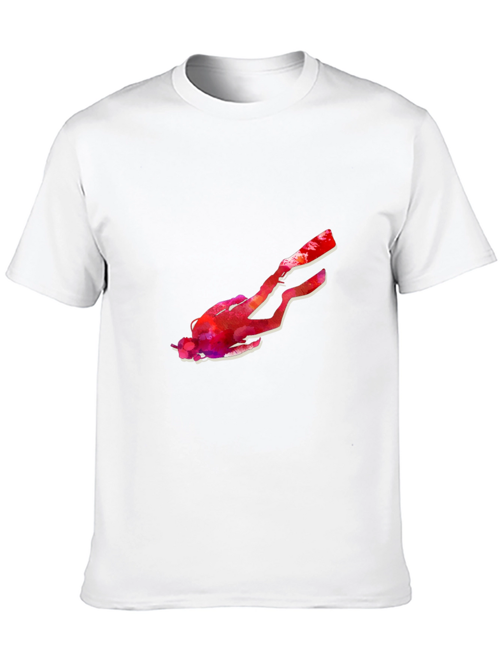 Diver Graphic Black T-Shirt