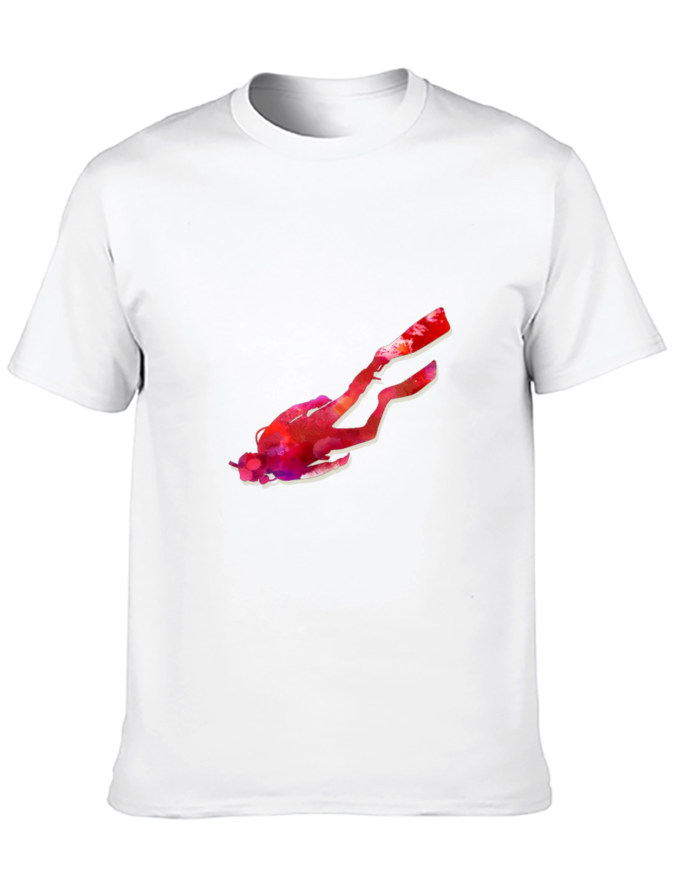 Diver Graphic Black T-Shirt