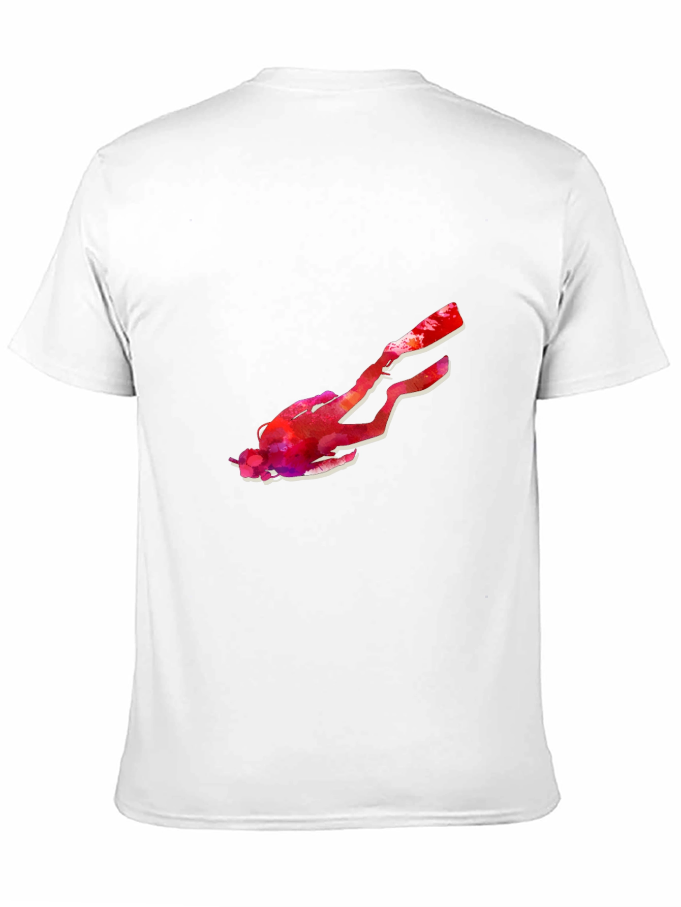 Diver Graphic Black T-Shirt