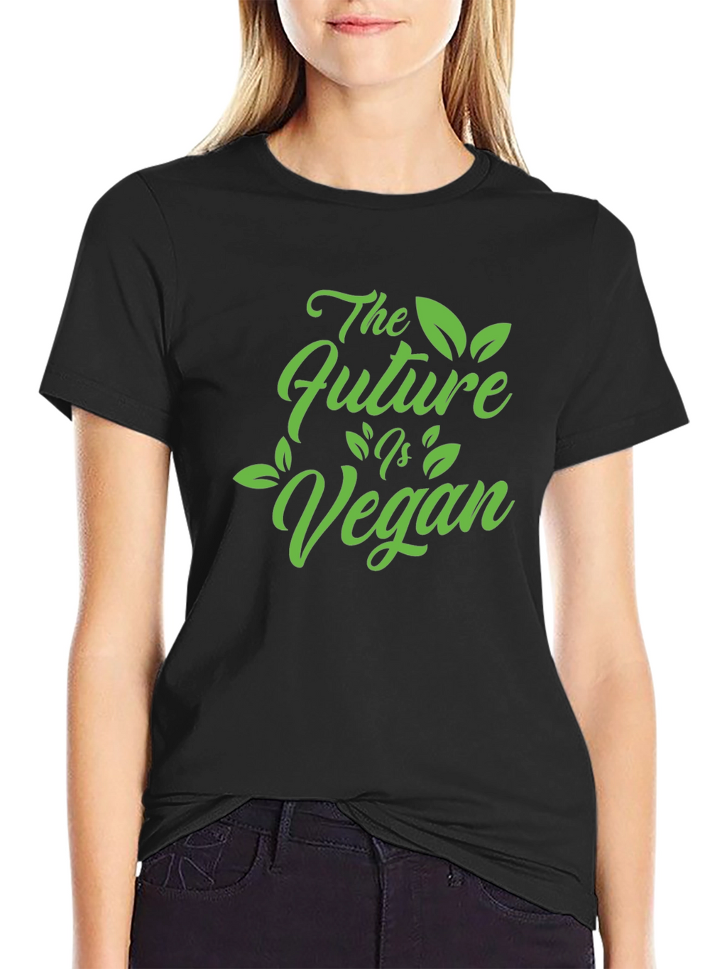 The Future Is Vegan Black T-Shirt