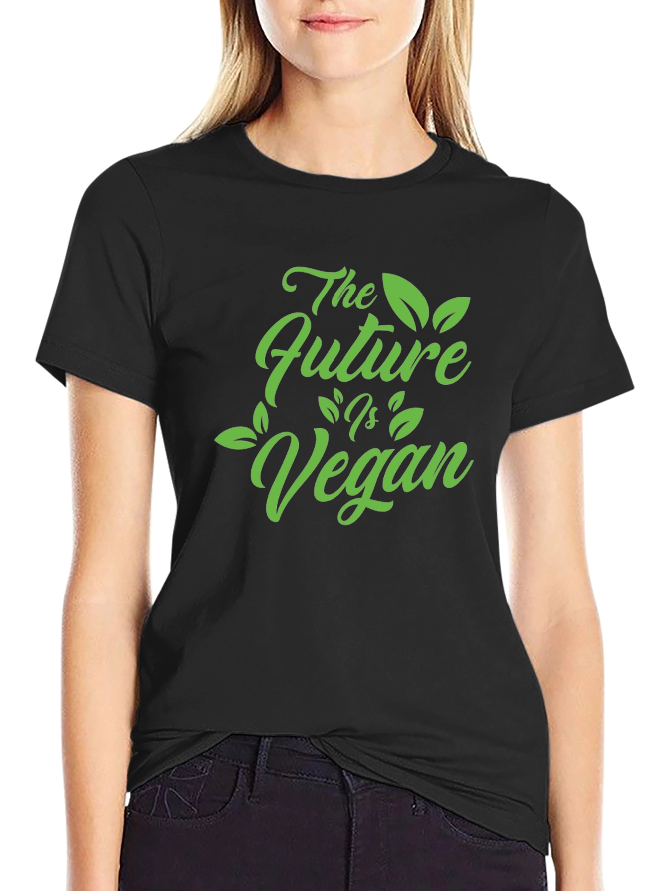 The Future Is Vegan Black T-Shirt