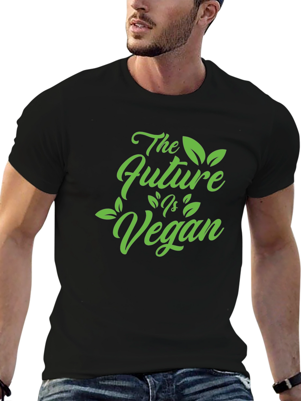 The Future Is Vegan Black T-Shirt