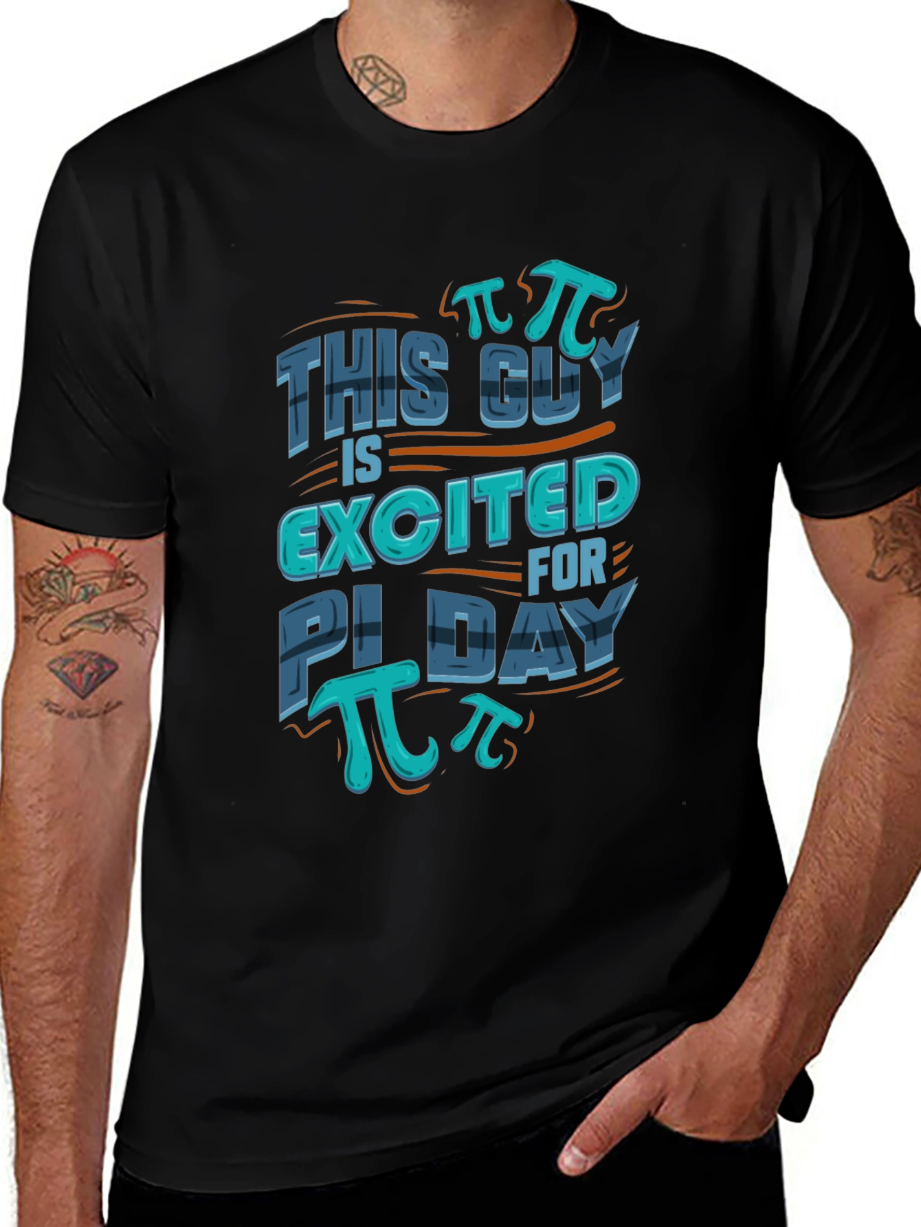 Pi Day T-Shirt - This Guy Is Excited