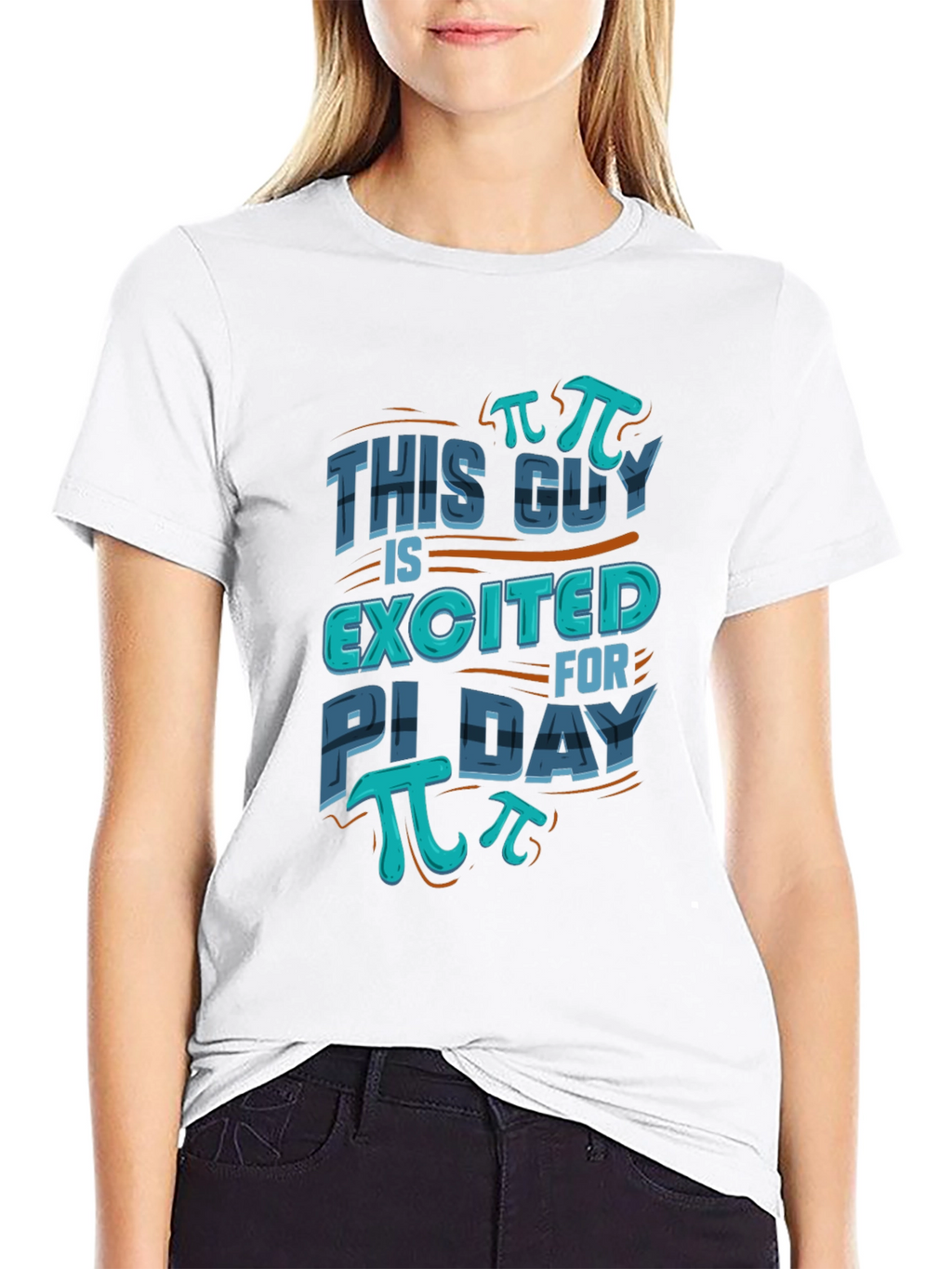 Pi Day T-Shirt - This Guy Is Excited