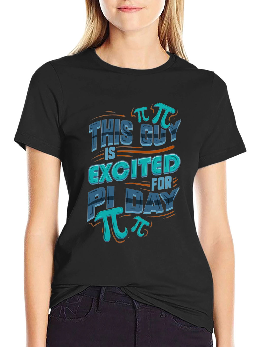 Pi Day T-Shirt - This Guy Is Excited