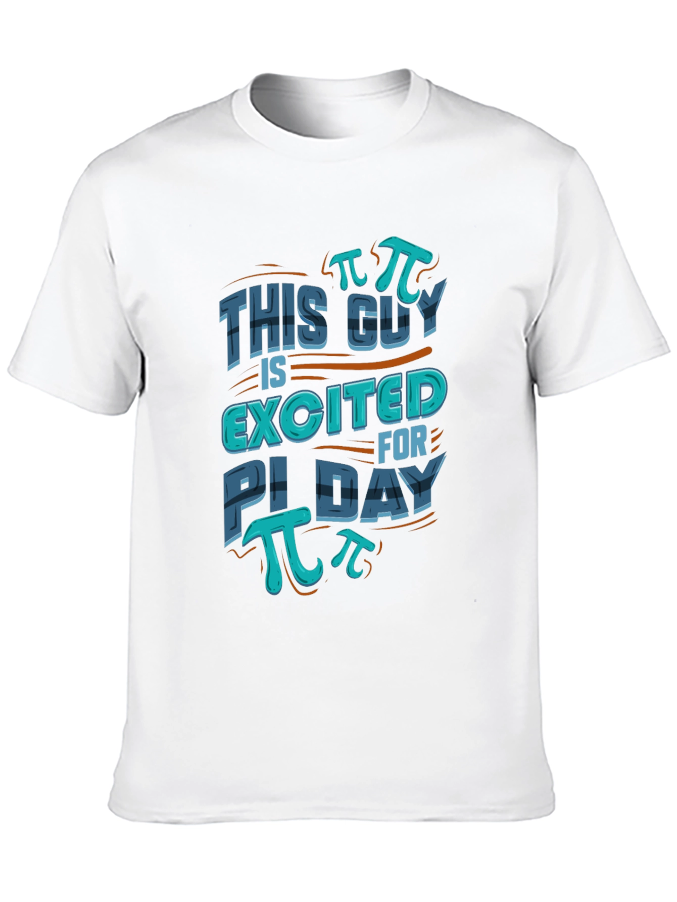Pi Day T-Shirt - This Guy Is Excited