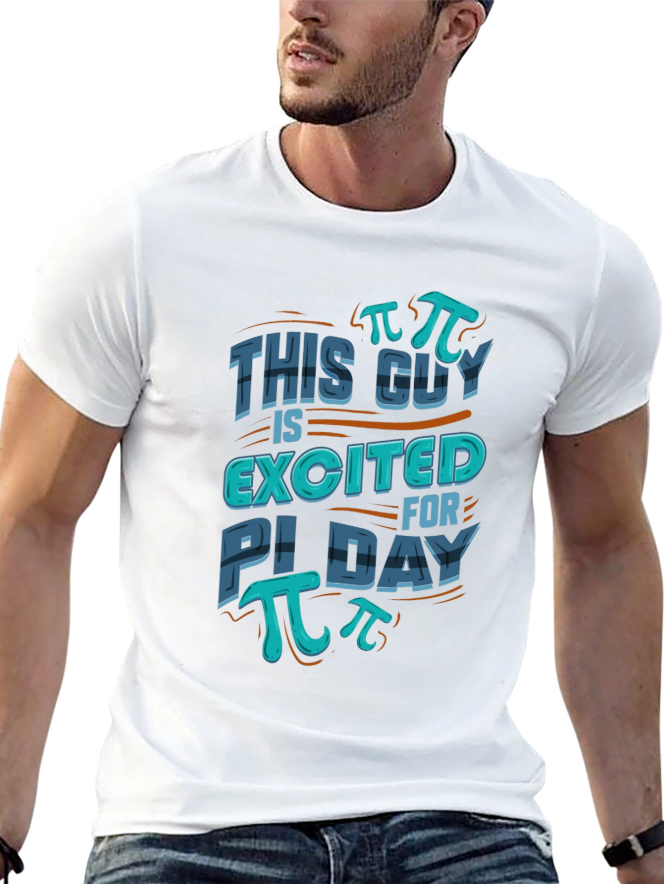 Pi Day T-Shirt - This Guy Is Excited