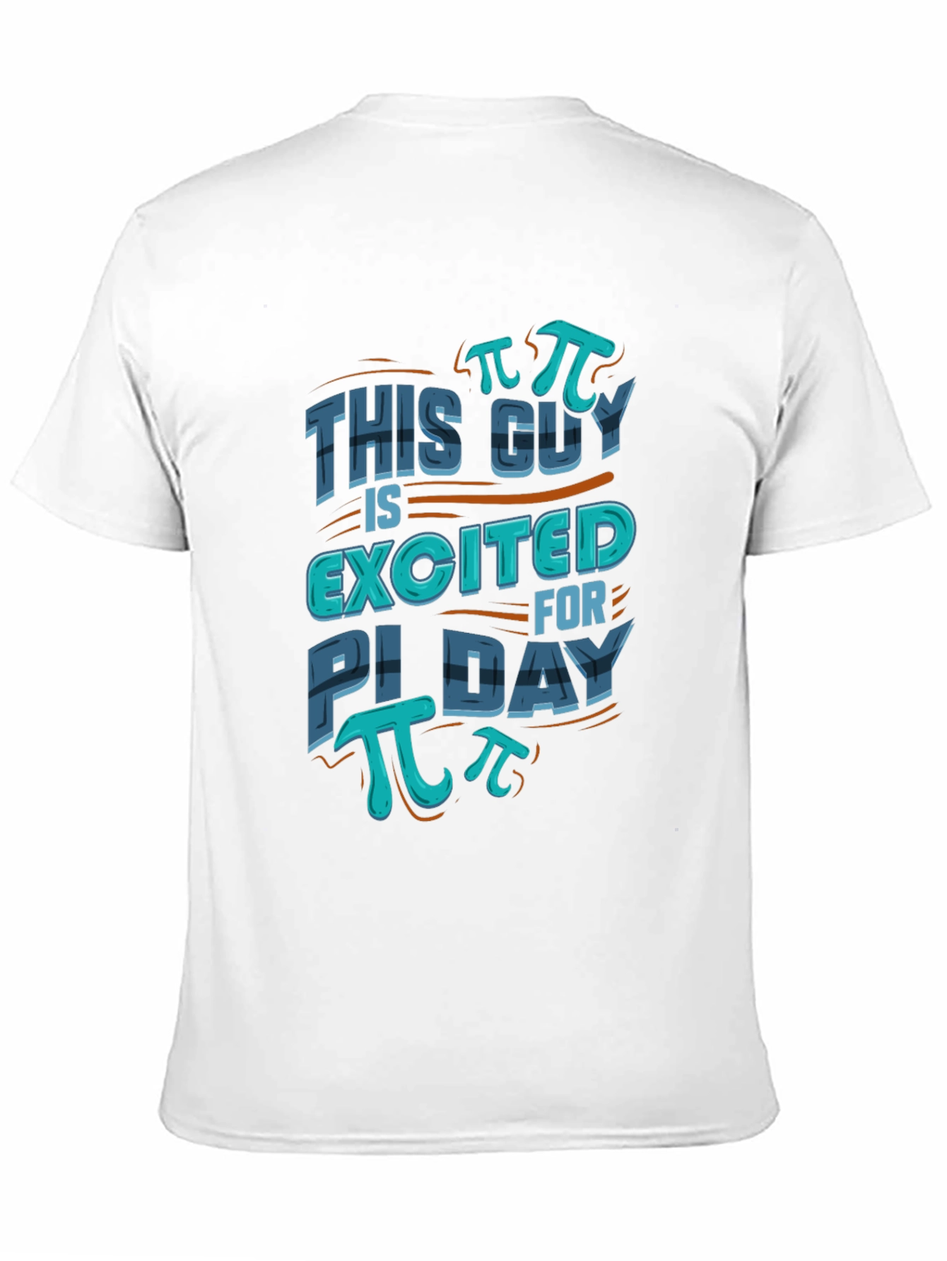 Pi Day T-Shirt - This Guy Is Excited