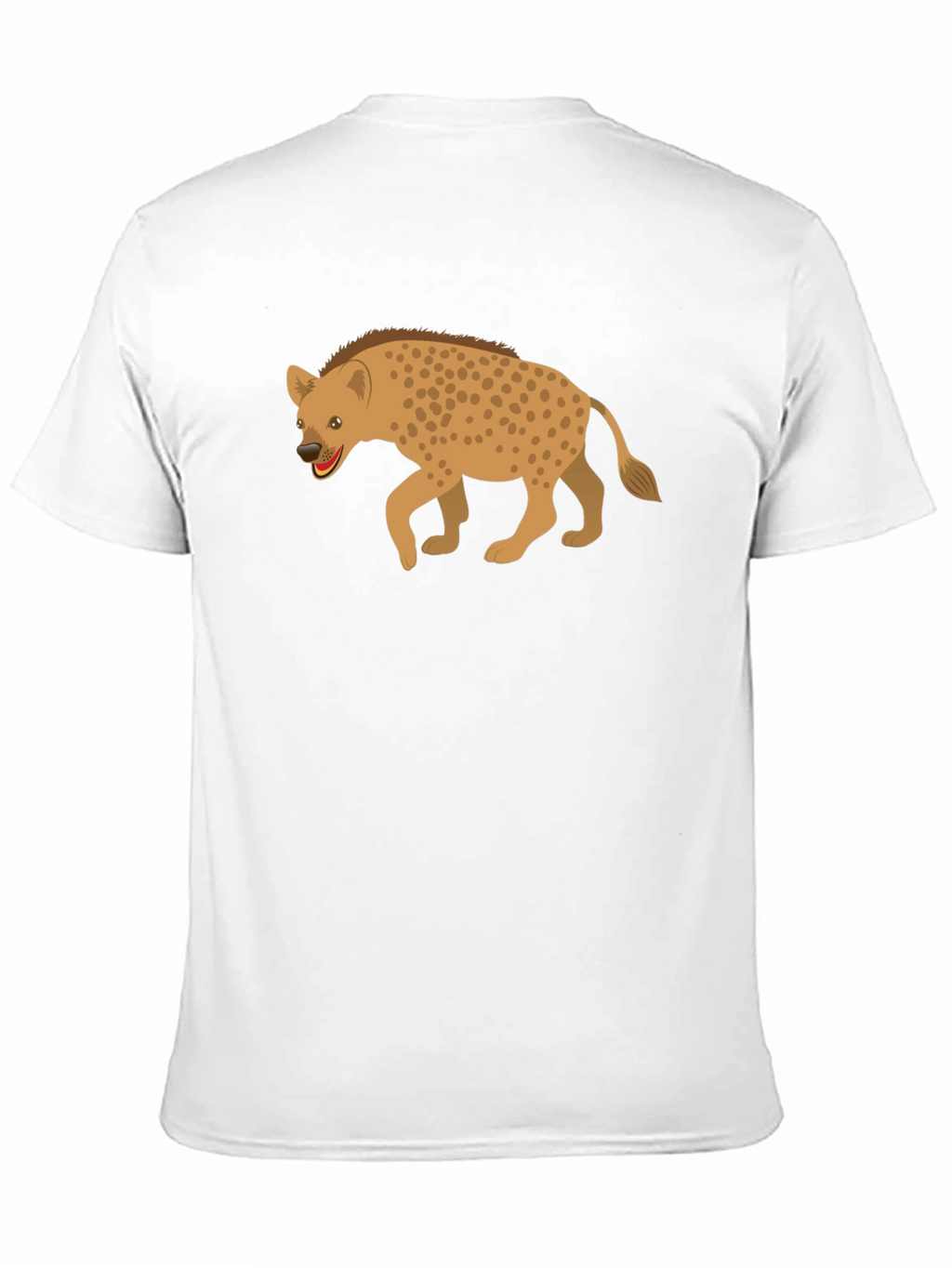 Hyena Graphic Tee - Black Cotton Shirt