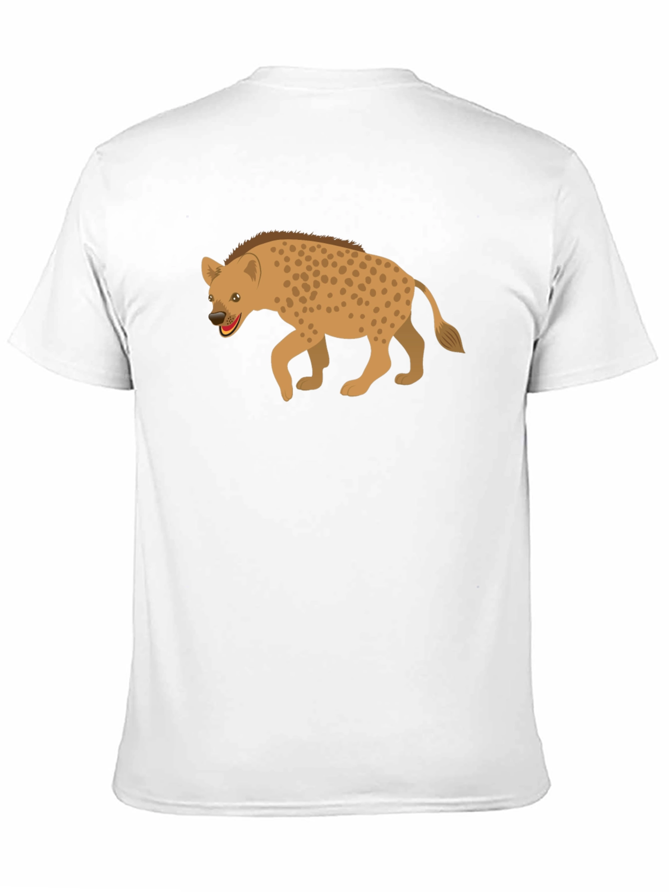 Hyena Graphic Tee - Black Cotton Shirt