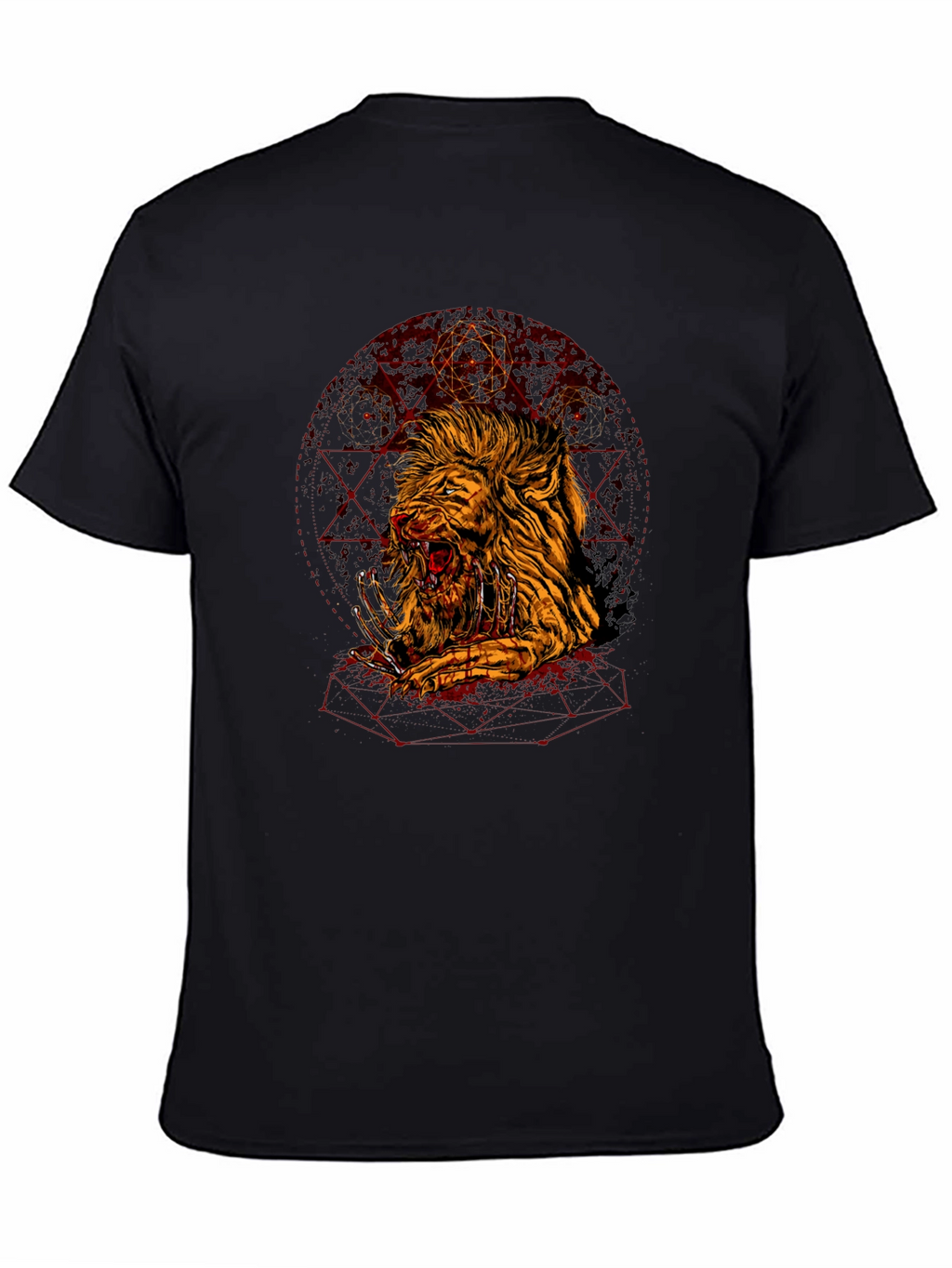 Graphic Lion T-Shirt - Edgy Urban Style