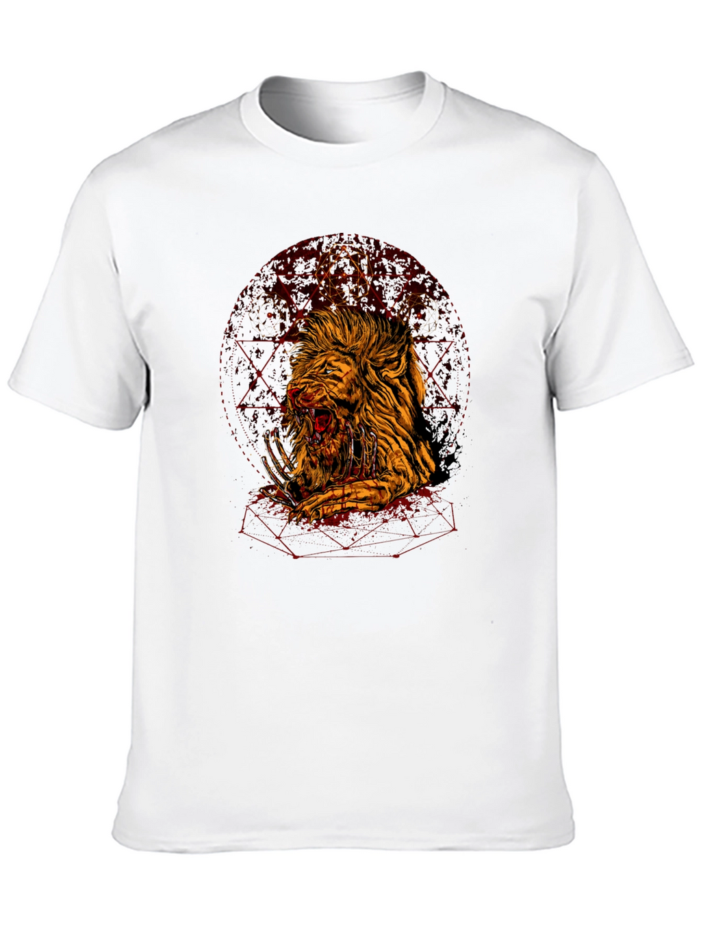 Graphic Lion T-Shirt - Edgy Urban Style