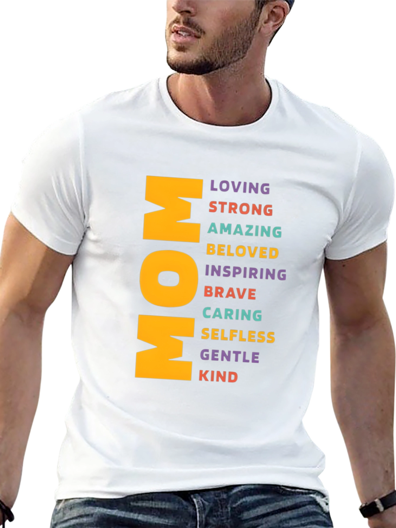 Mom Definition Tee - Loving Strong Amazing