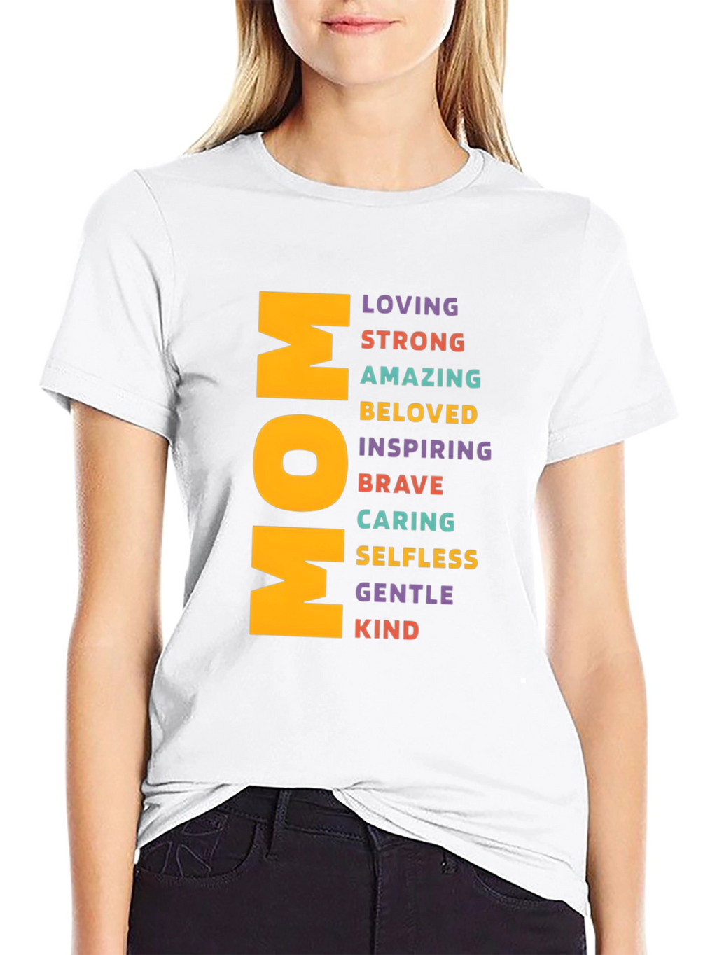 Mom Definition Tee - Loving Strong Amazing