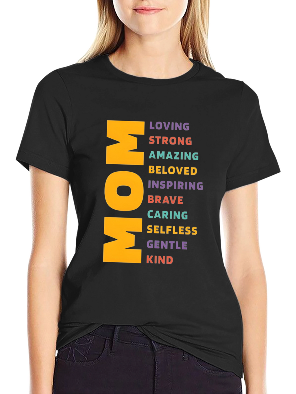 Mom Definition Tee - Loving Strong Amazing