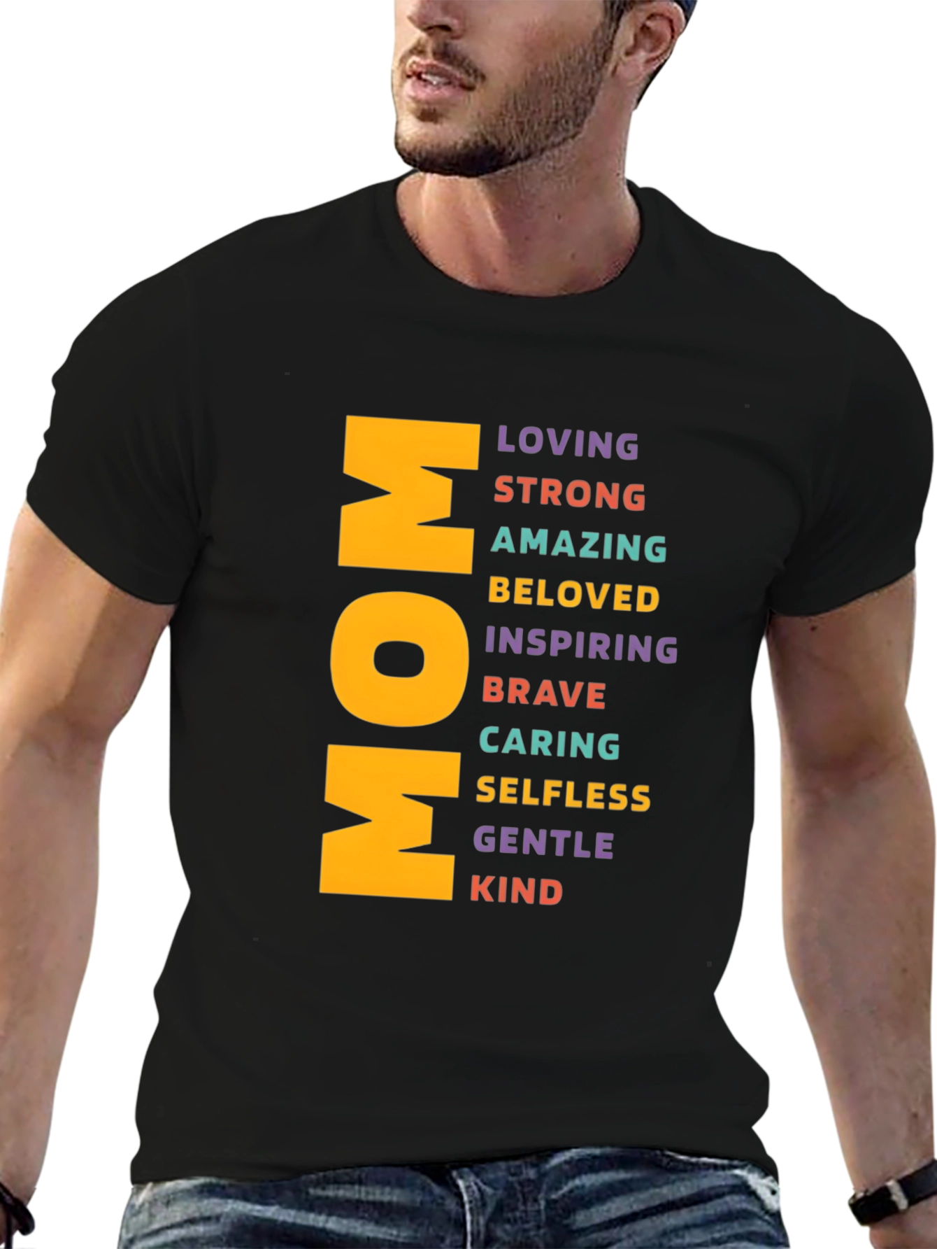 Mom Definition Tee - Loving Strong Amazing