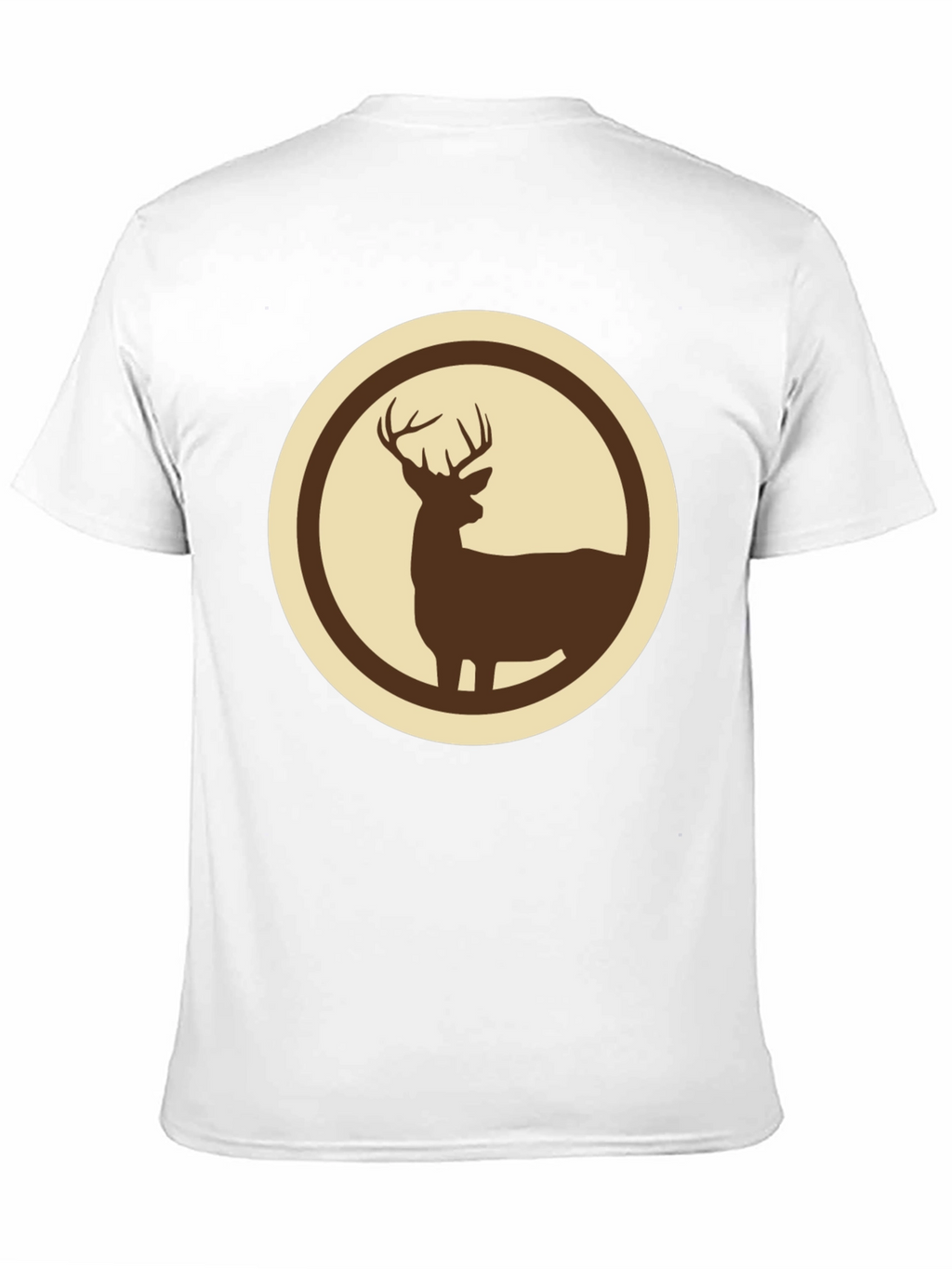 Deer Silhouette Graphic Tee - Stylish Wildlife Design