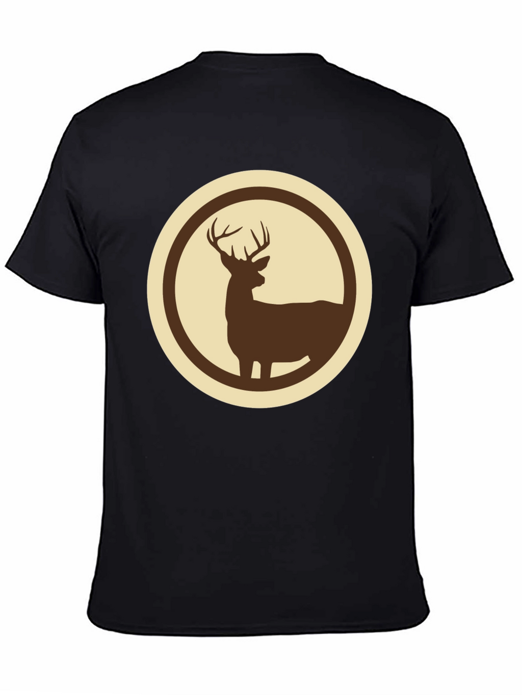 Deer Silhouette Graphic Tee - Stylish Wildlife Design