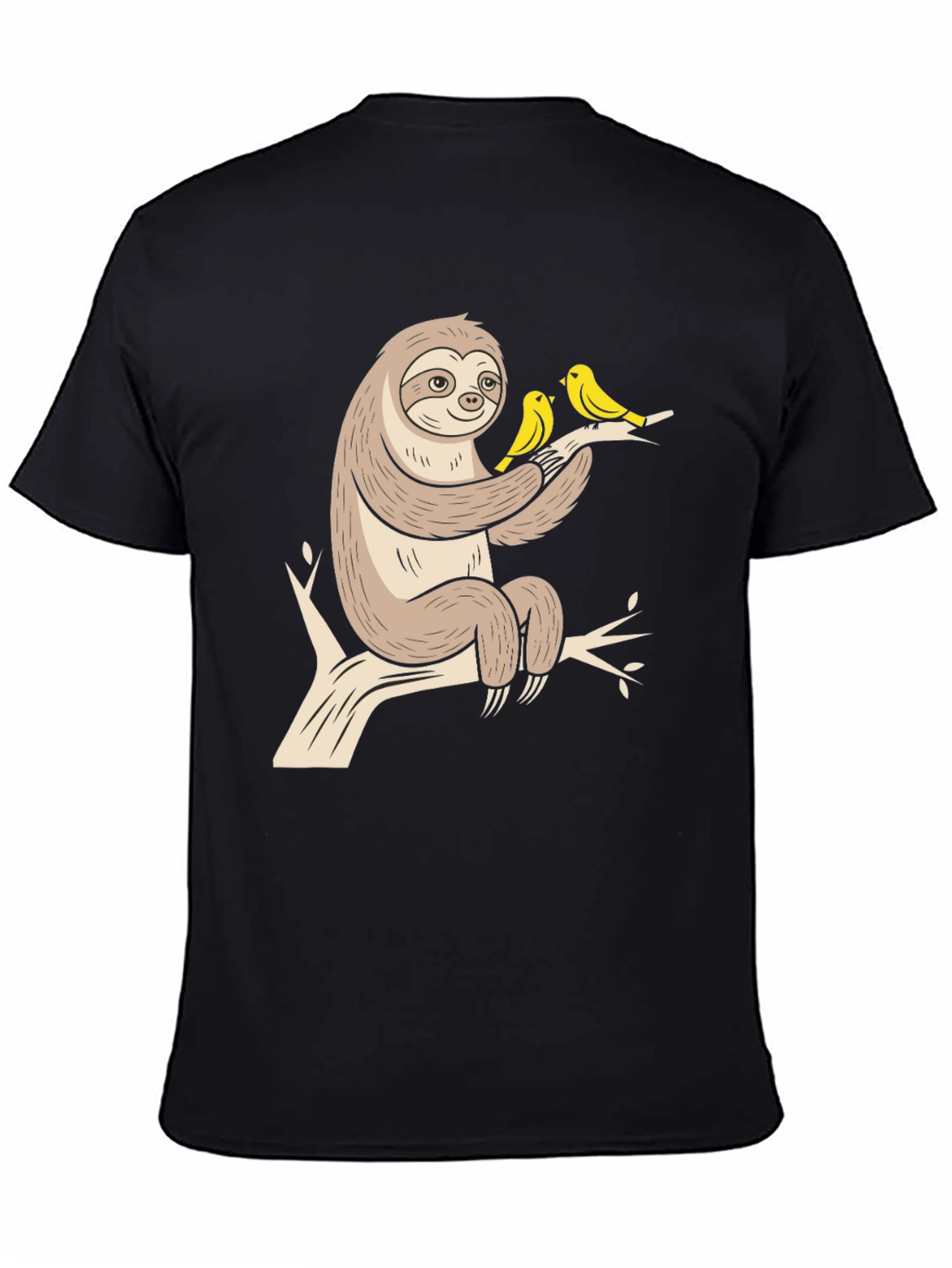 Sloth & Birds Graphic Tee - Relaxed Fit