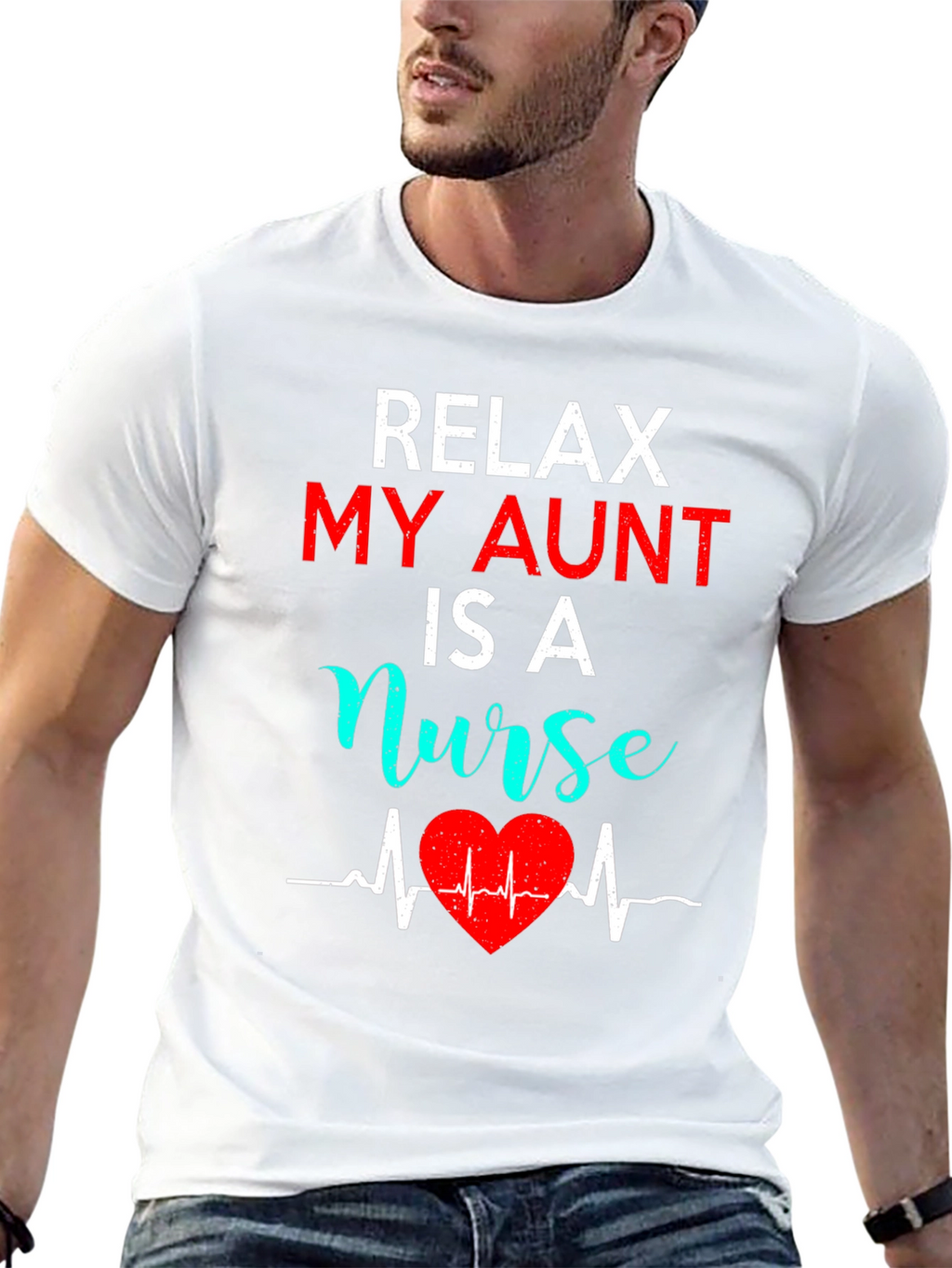 Relax My Aunt Is A Nurse Graphic Tee