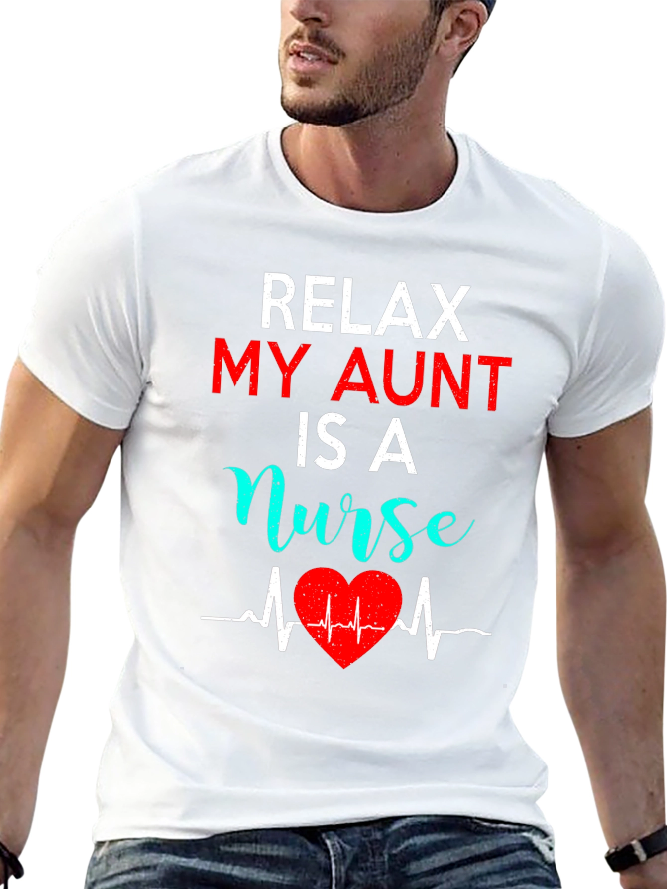 Relax My Aunt Is A Nurse Graphic Tee