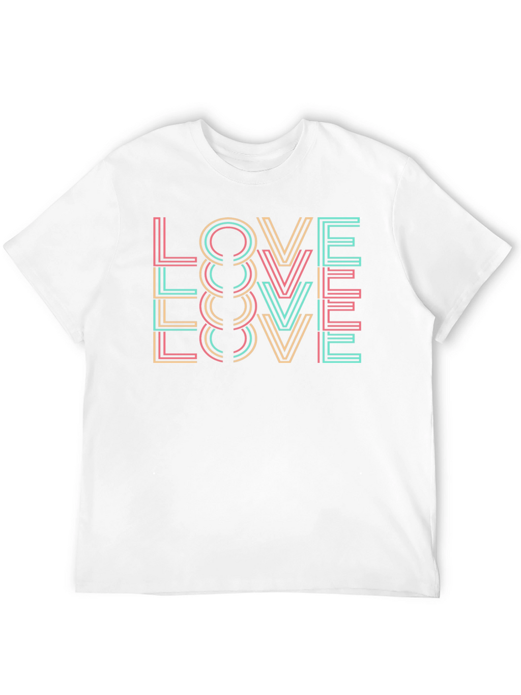 Retro LOVE Graphic Tee - Stylish Comfort