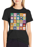 Bulldog Pop Art Graphic Tee