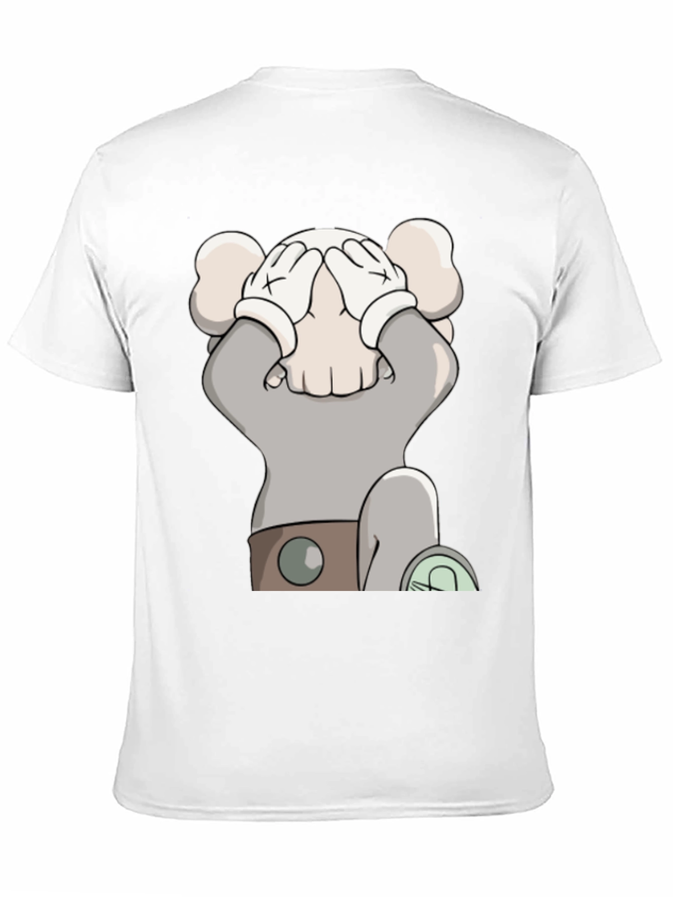 Cartoon Graphic Black T-Shirt