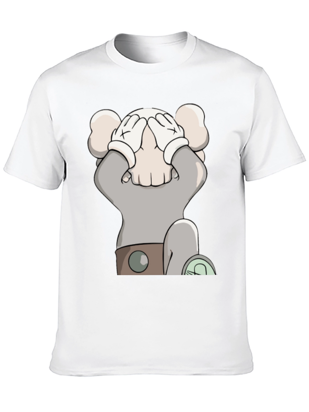 Cartoon Graphic Black T-Shirt