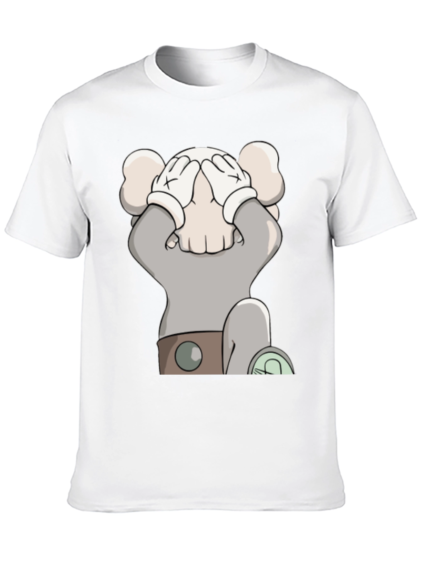 Cartoon Graphic Black T-Shirt