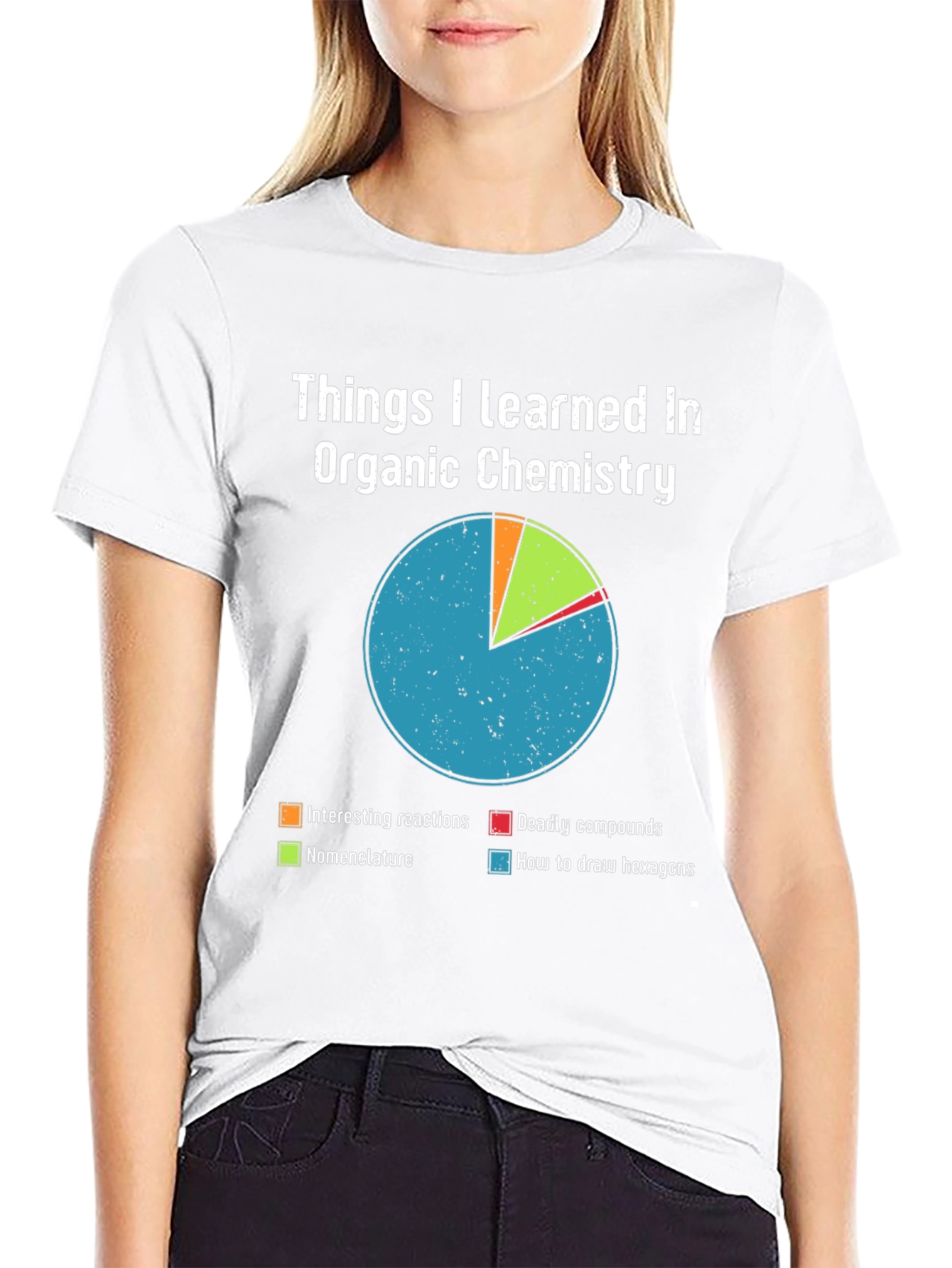 Organic Chemistry T-Shirt - Pie Chart Design