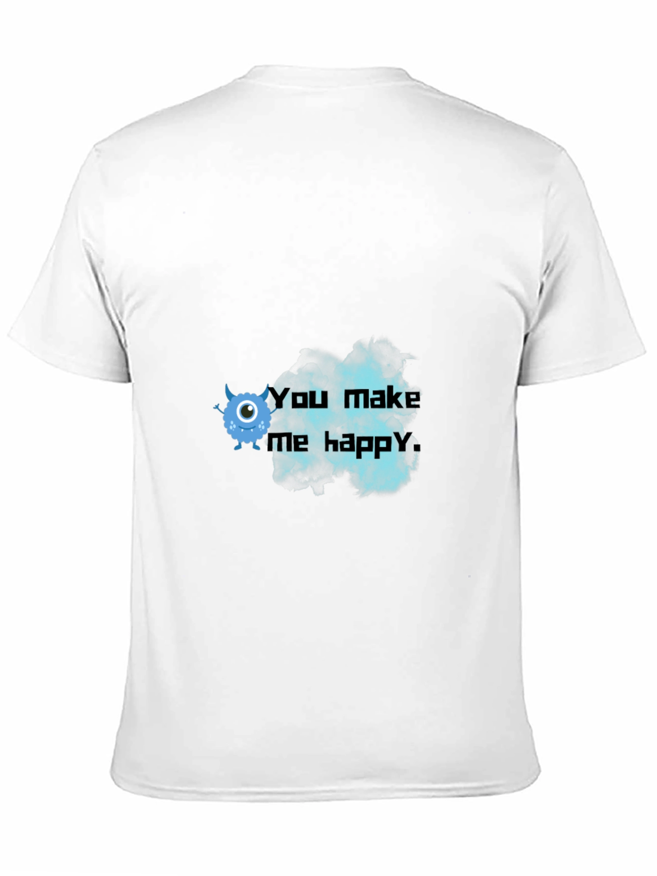 You Make Me Happy Monster Graphic Tee