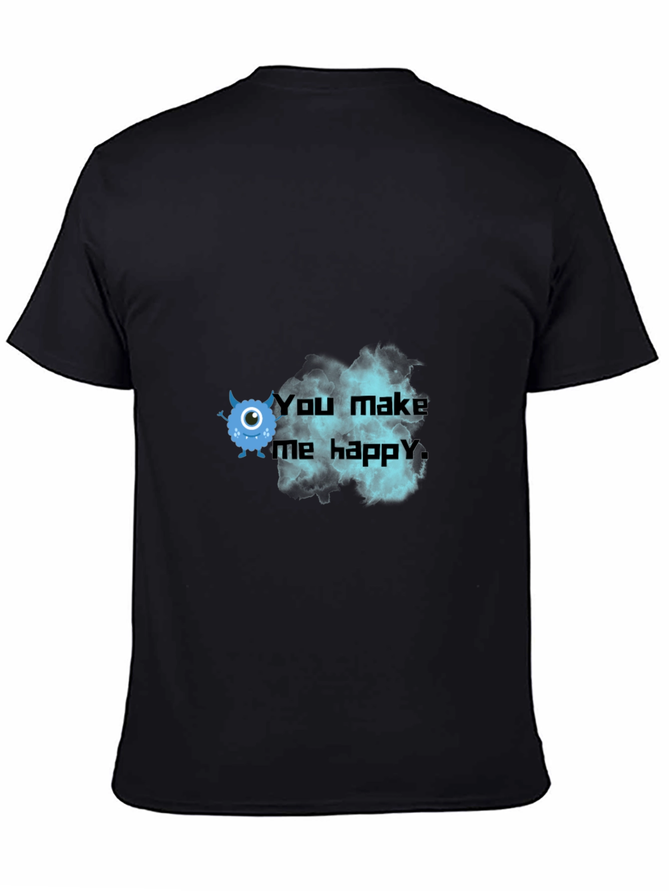 You Make Me Happy Monster Graphic Tee