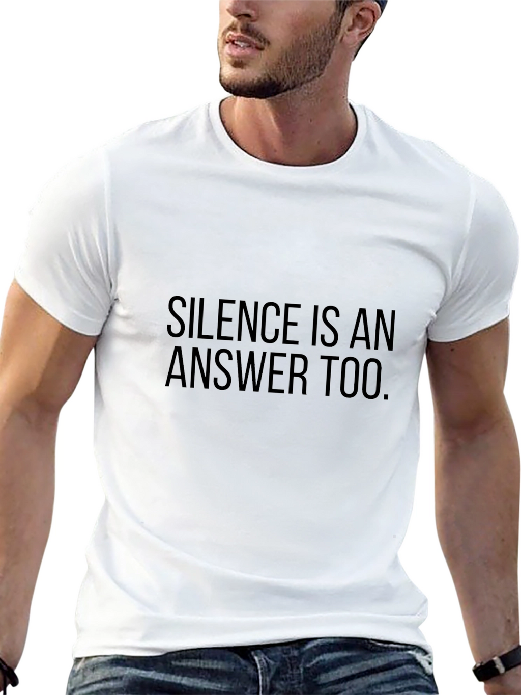 Silence is an Answer Tee - Mens Graphic T-Shirt