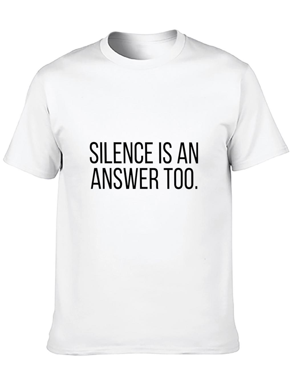 Silence is an Answer Tee - Mens Graphic T-Shirt