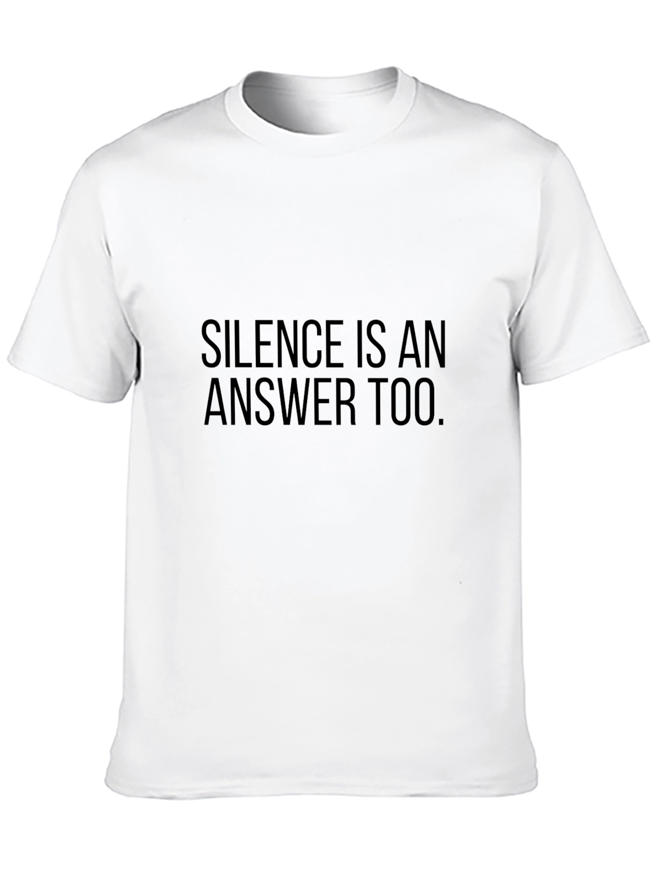 Silence is an Answer Tee - Mens Graphic T-Shirt