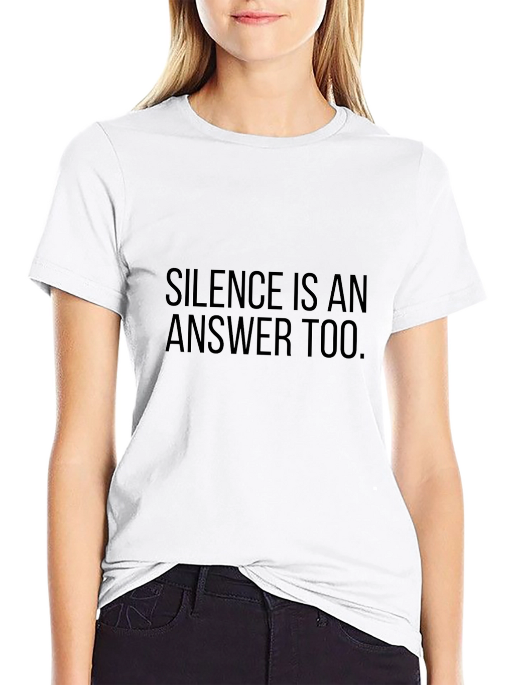 Silence is an Answer Tee - Mens Graphic T-Shirt