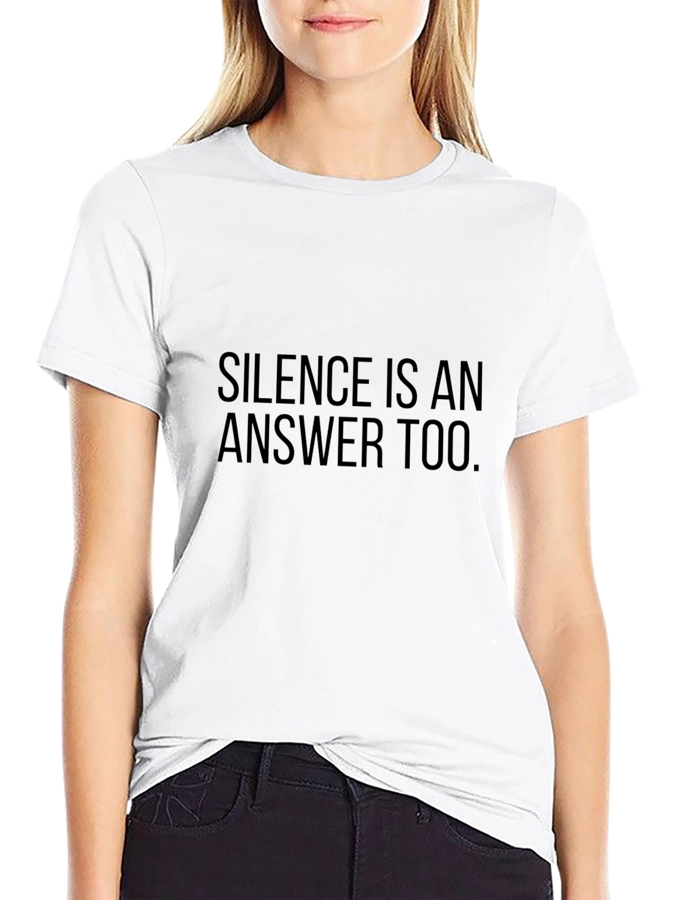 Silence is an Answer Tee - Mens Graphic T-Shirt