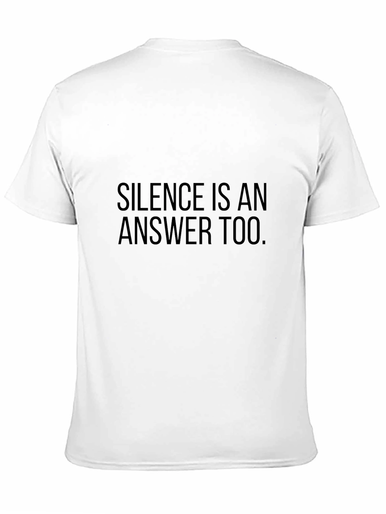 Silence is an Answer Tee - Mens Graphic T-Shirt