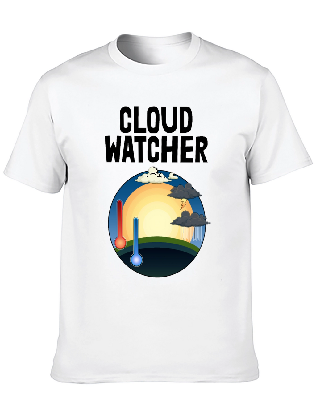 Cloud Watcher Graphic T-Shirt Weather Enthusiast Tee
