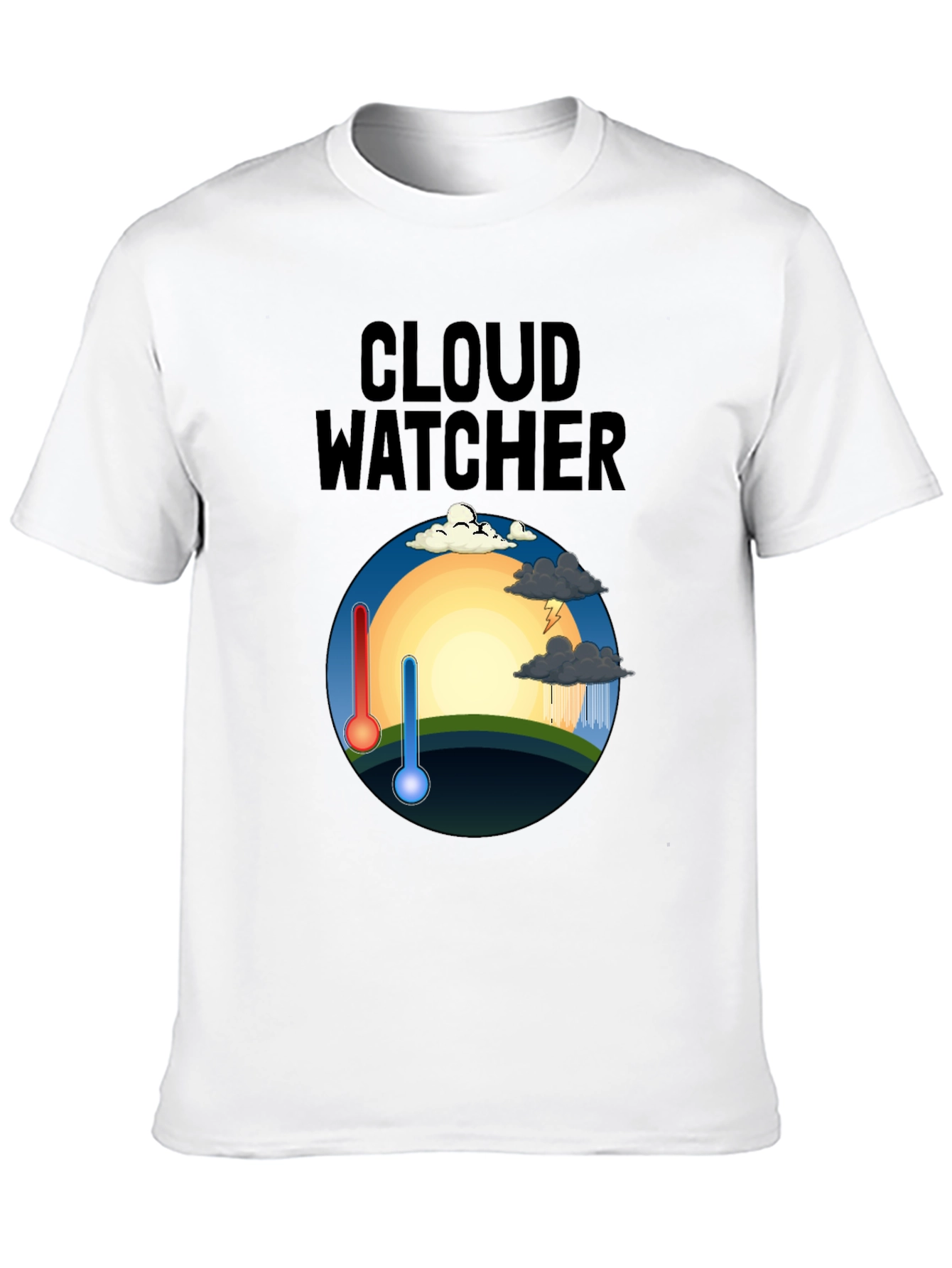 Cloud Watcher Graphic T-Shirt Weather Enthusiast Tee